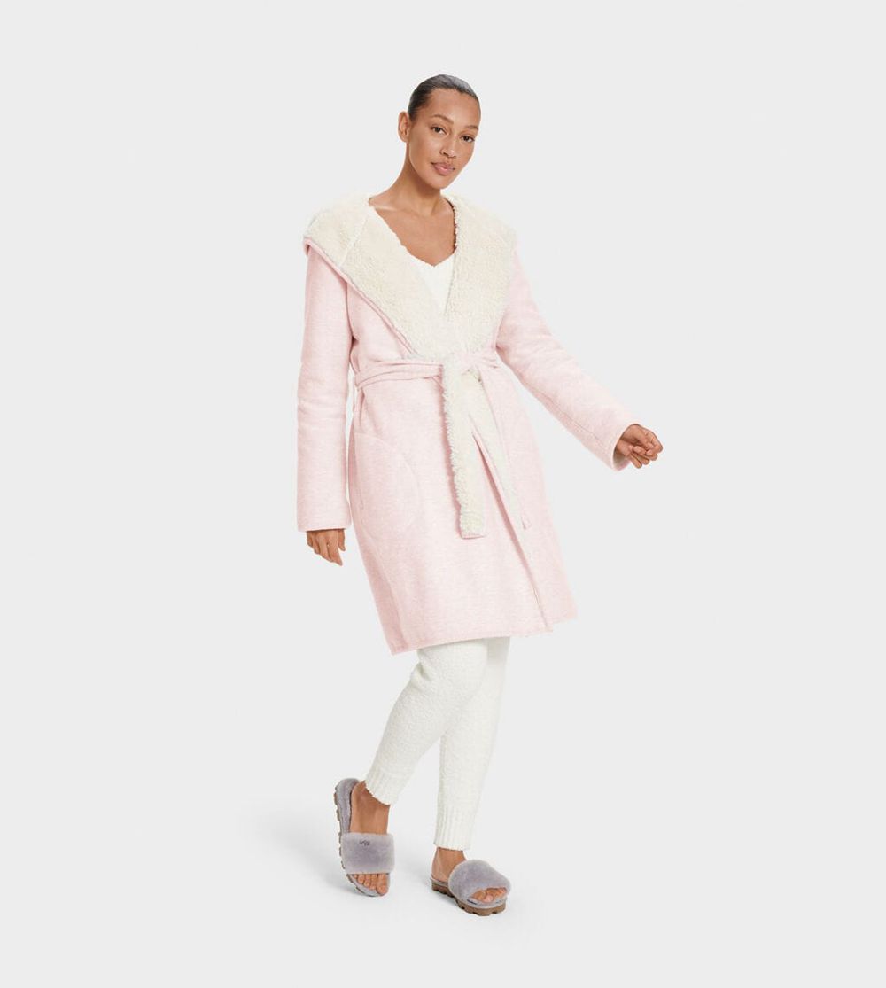 Ugg Portola Reversible - Womens Robes - Pink - NZ (1635FHXEM)